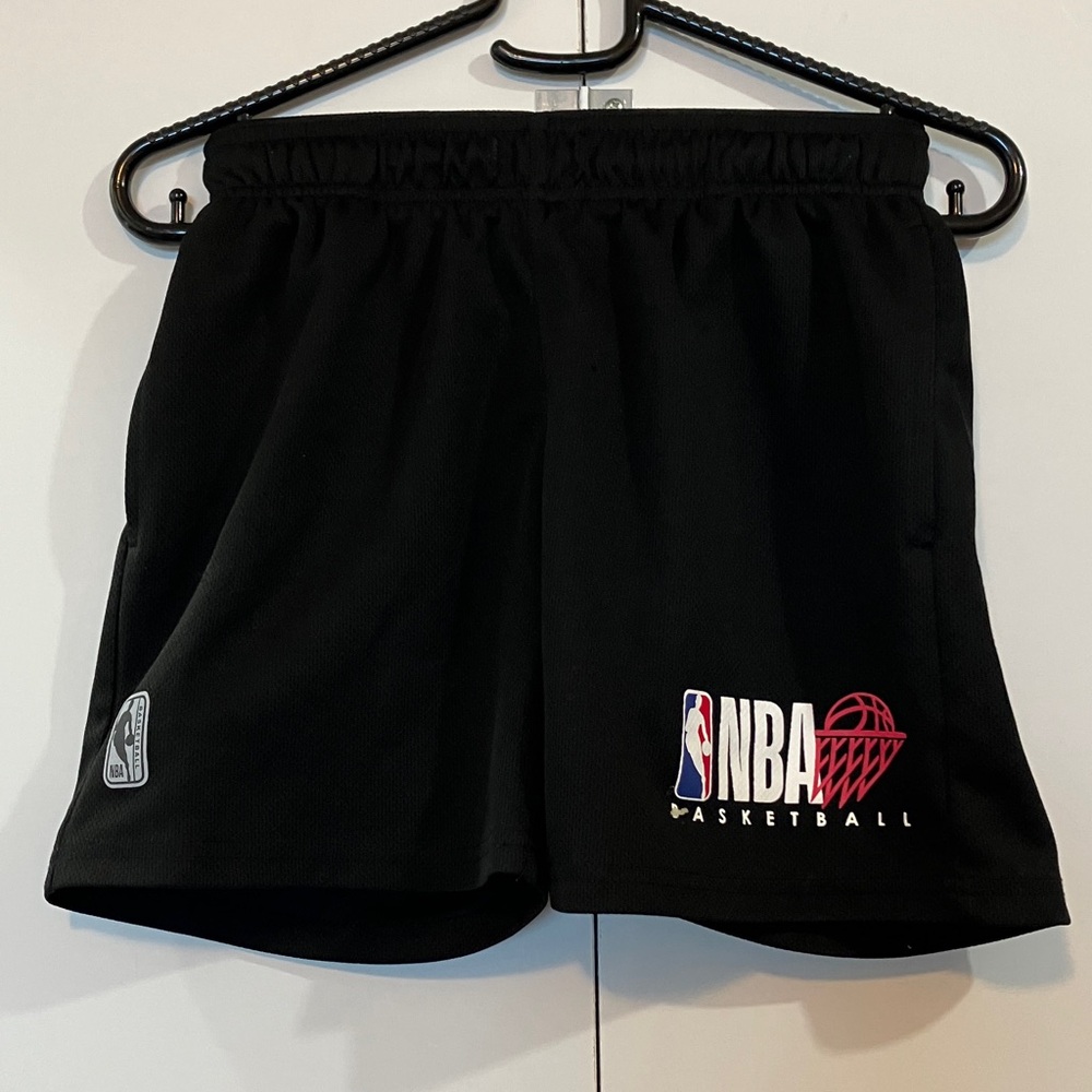 Youth NBA Black Basketball Shorts with Pockets
